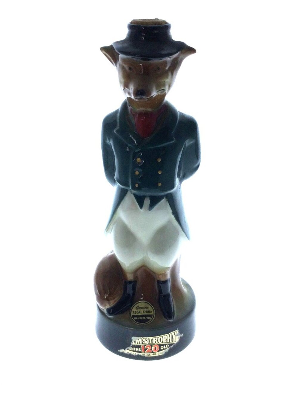 Jim Beam Huntsman Gentleman Fox Specialties Clubs Decanter Empty 1965